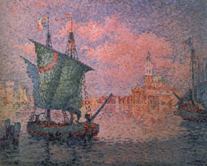 Paul Signac Venise-Le Nuage Rose oil painting picture
